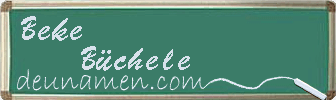 Beke Büchele Visitenkarte